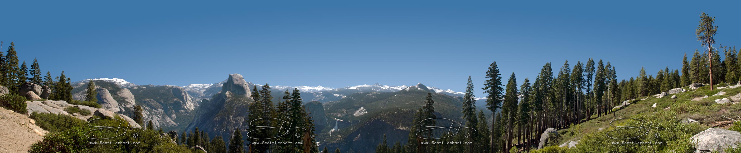 yosemite panorama from glacier point